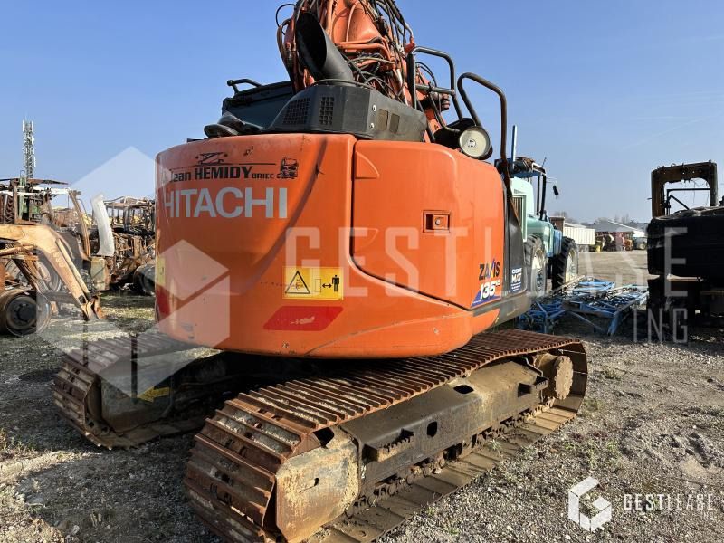 2018 Hitachi ZAXIS 135 US crawler excavator rear view 2018 Hitachi ZAXIS 135 US crawler excavator rear view