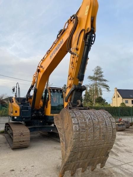 2017 Hyundai HX235 LCR crawler excavator, front three-quarter view 2017 Hyundai HX235 LCR crawler excavator, front three-quarter view