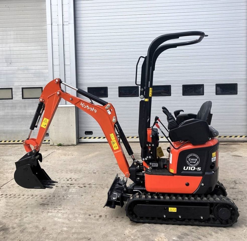 2024 Kubota U10-5 mini excavator, side view 2024 Kubota U10-5 mini excavator, side view