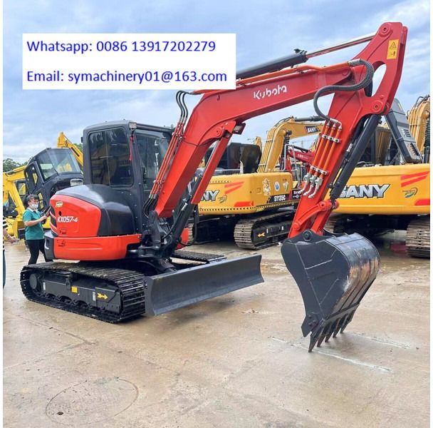 2023 Kubota KX057-4 mini excavator, side view 2023 Kubota KX057-4 mini excavator, side view