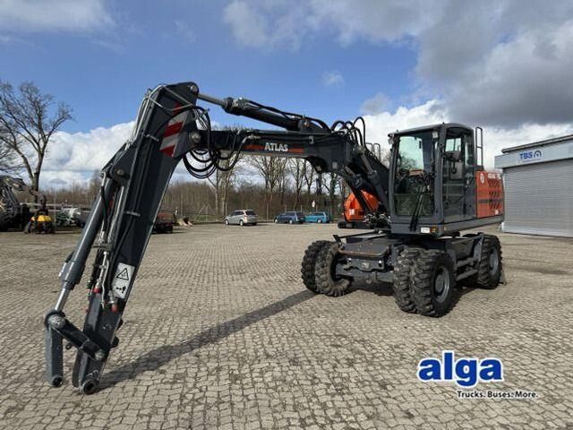 2019 Atlas 150W wheel excavator, side profile view