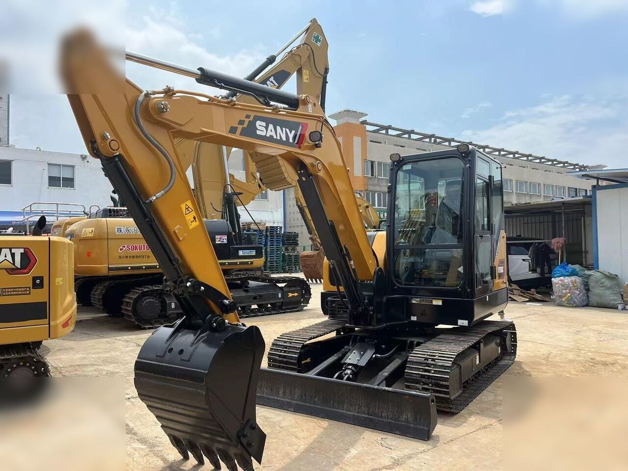 2024 Sany SY60C crawler excavator, front three-quarter view 2024 Sany SY60C crawler excavator, front three-quarter view
