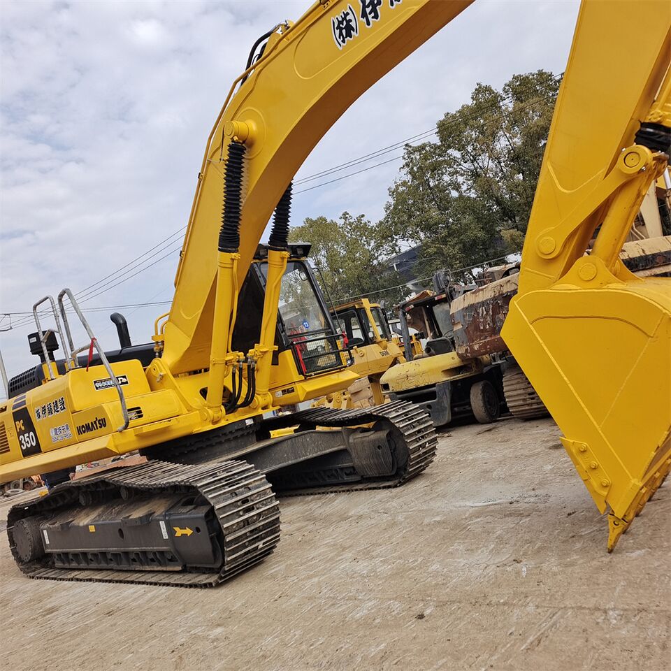 2022 Komatsu PC350-7 crawler excavator, side view