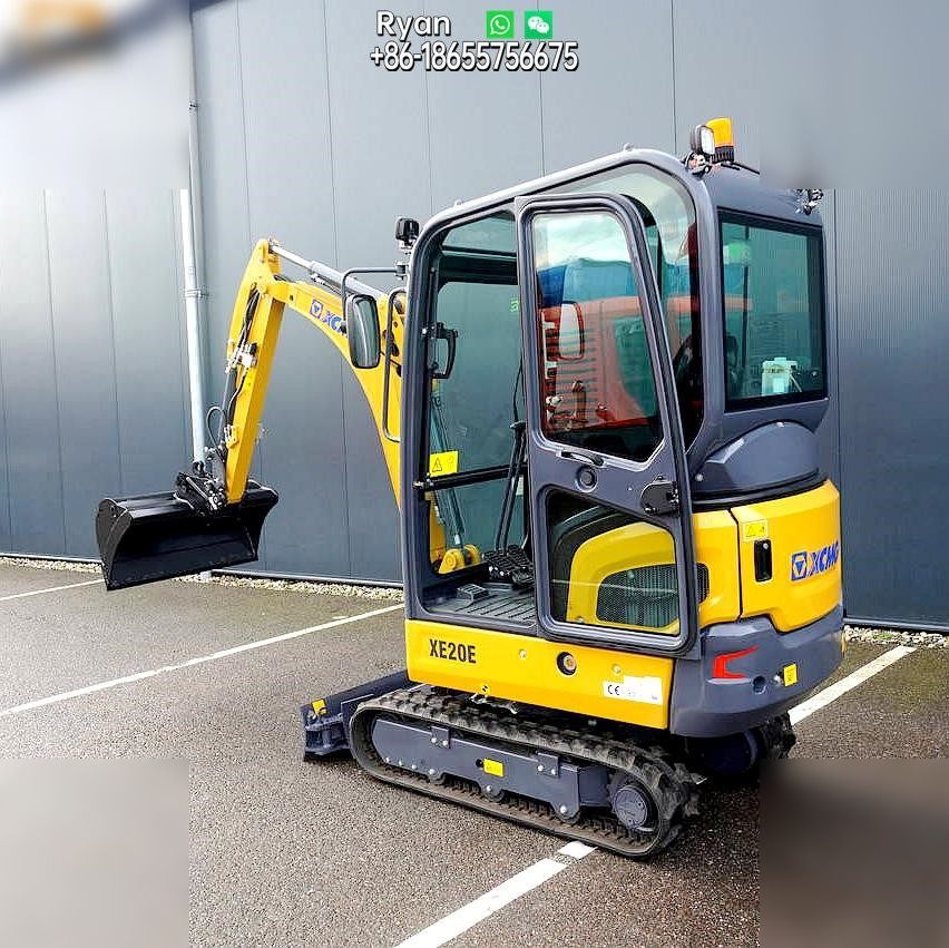 2025 XCMG XE20E mini excavator, rear three-quarter view 2025 XCMG XE20E mini excavator, rear three-quarter view