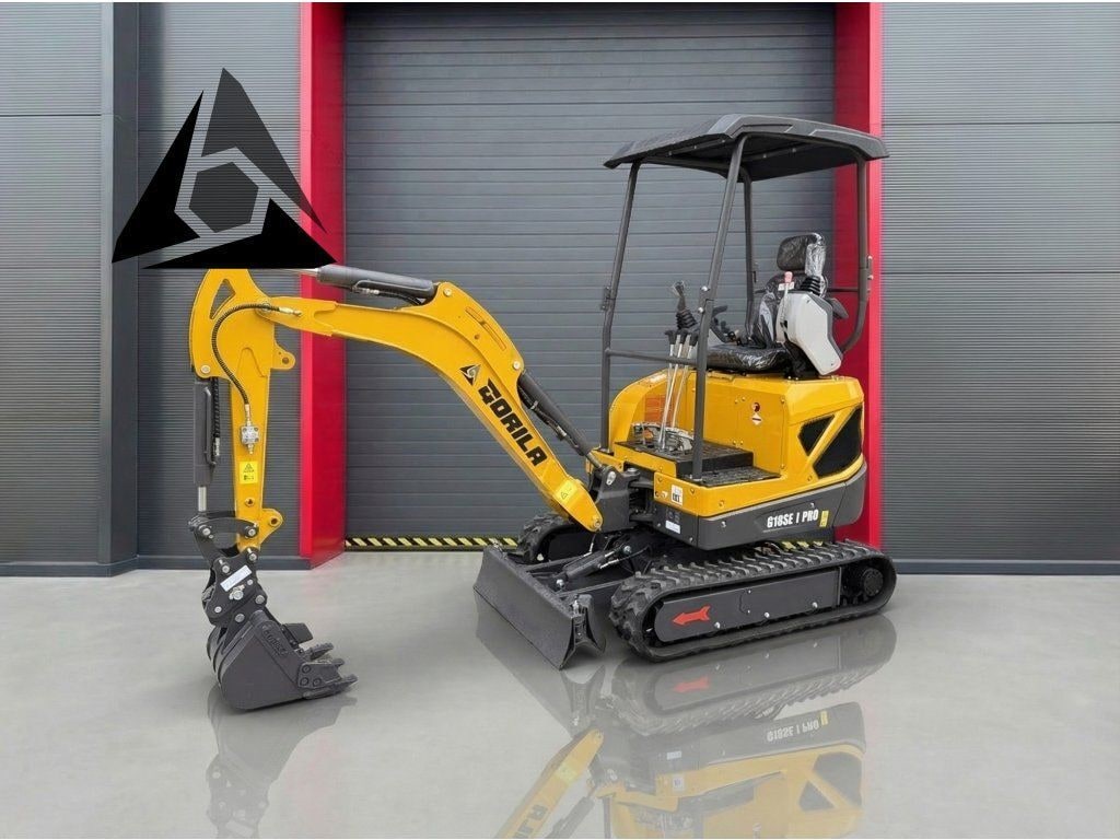 2026 Gorila G-18SE I PRO mini excavator side view 2026 Gorila G-18SE I PRO mini excavator side view