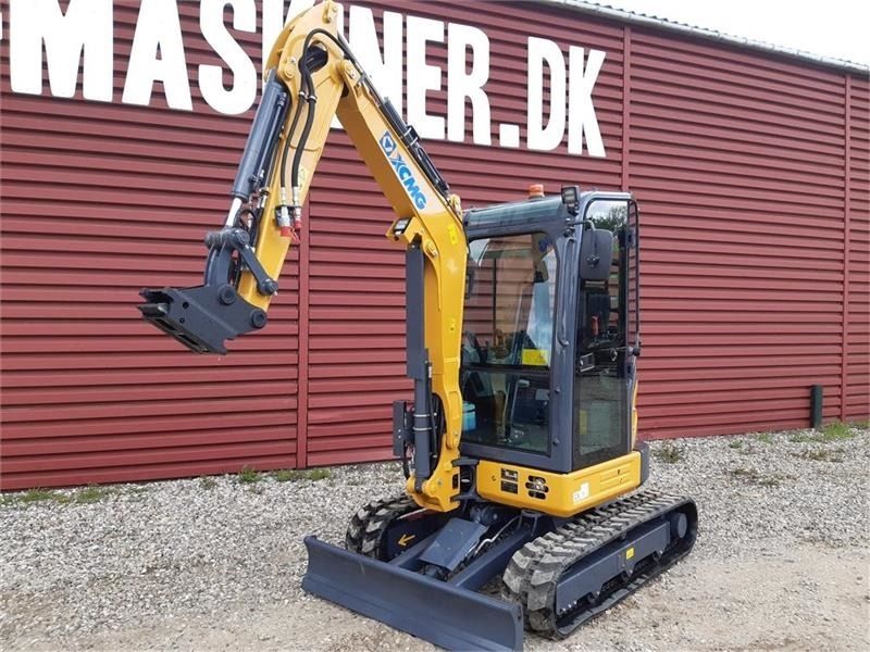 XCMG XE27E mini excavator, front three-quarter view XCMG XE27E mini excavator, front three-quarter view