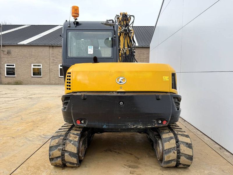 2015 Kubota KX080-4A mini excavator, rear view 2015 Kubota KX080-4A mini excavator, rear view