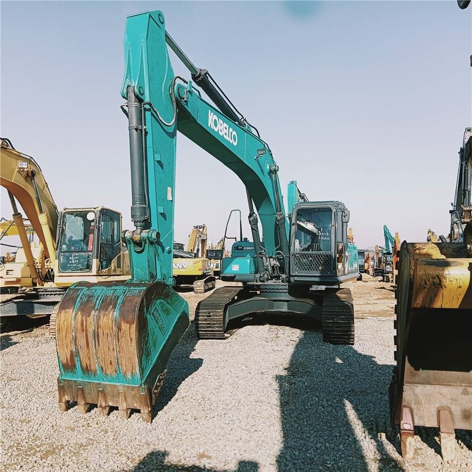 2024 Kobelco SK260D crawler excavator, front three-quarter view