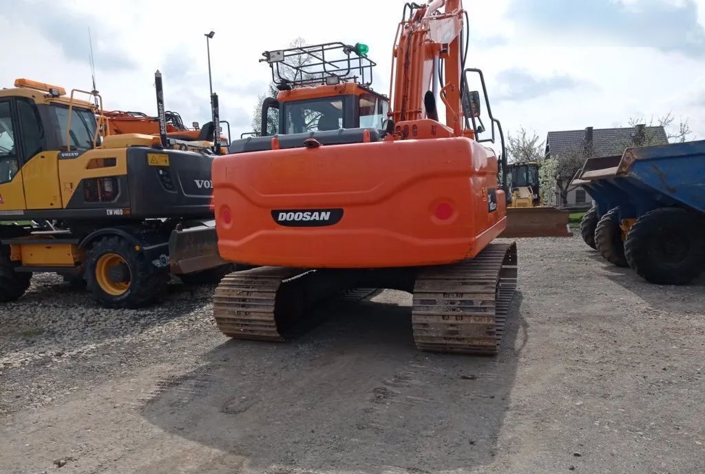 2014 Doosan DX140LC-3 crawler excavator, rear view
