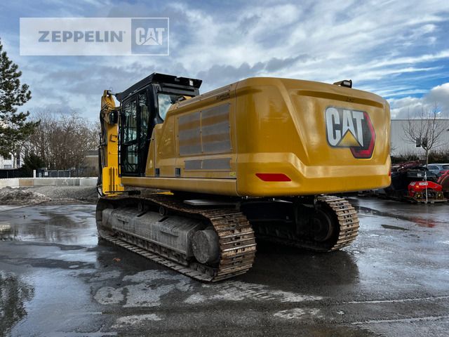 2020 Caterpillar 340-07A crawler excavator, rear three-quarter view 2020 Caterpillar 340-07A crawler excavator, rear three-quarter view