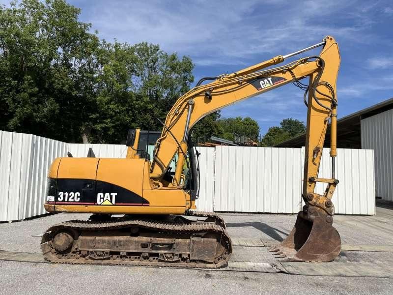 2007 Caterpillar 312C crawler excavator, side view 2007 Caterpillar 312C crawler excavator, side view