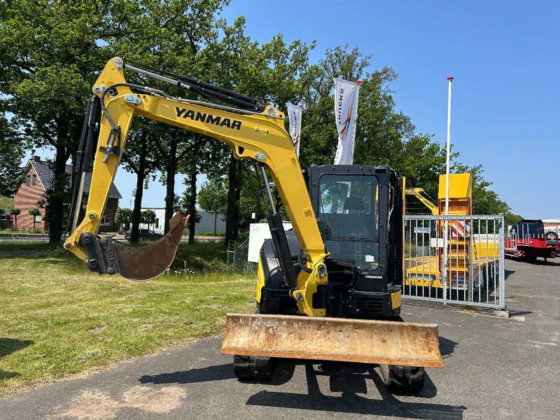 2020 Yanmar VI 050-6 mini excavator, front three-quarter view