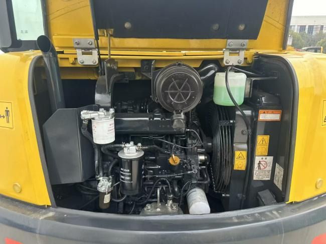 2022 Komatsu PC56MR-8 crawler excavator engine compartment view
