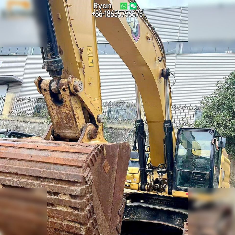 2020 Caterpillar 349 crawler excavator boom and bucket view 2020 Caterpillar 349 crawler excavator boom and bucket view