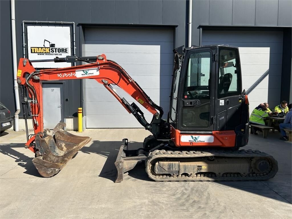 2022 Kubota U50-5 mini excavator, side view