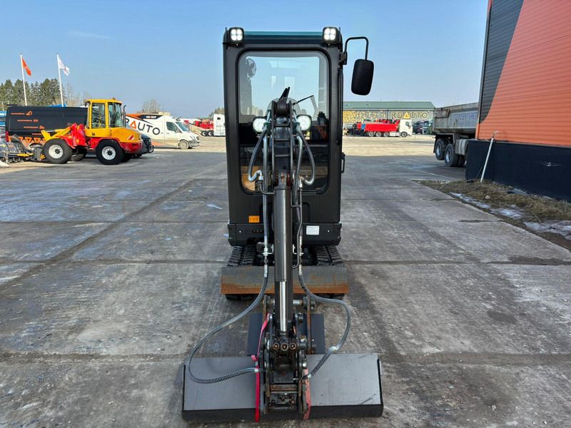 2024 Multiloader EC 18 mini excavator, front view 2024 Multiloader EC 18 mini excavator, front view
