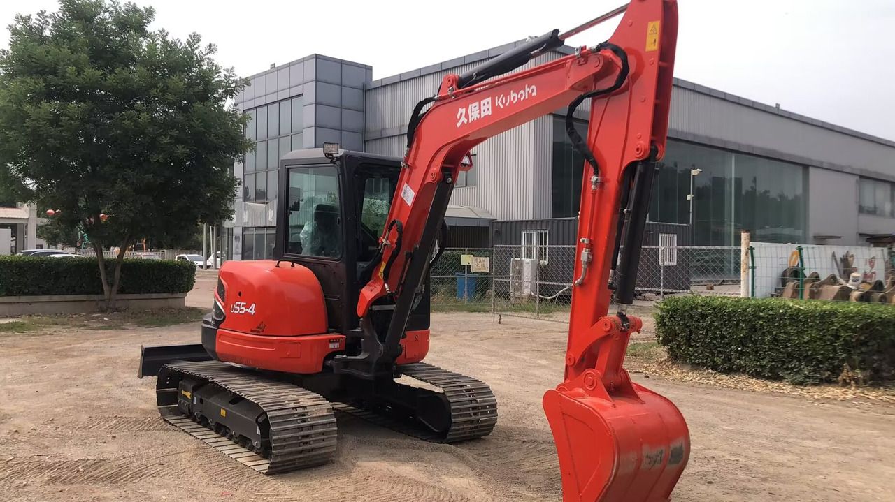 2019 Kubota U55-4 mini excavator, side view 2019 Kubota U55-4 mini excavator, side view