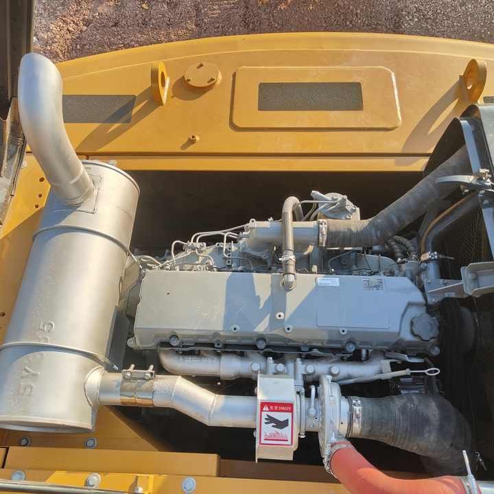 2023 Sany 365H crawler excavator engine compartment view