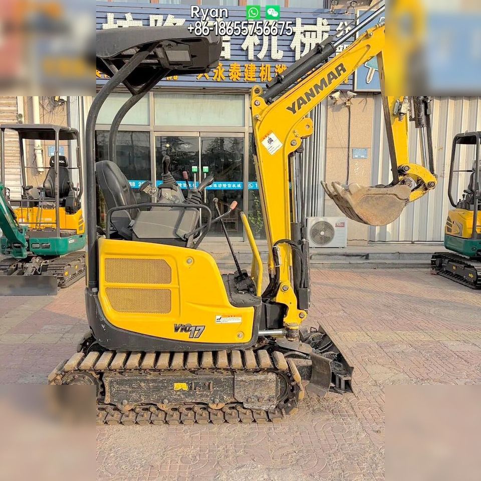 2021 Yanmar VIO 17 mini excavator, side view 2021 Yanmar VIO 17 mini excavator, side view