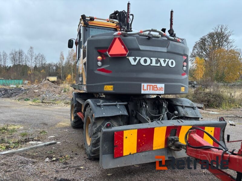 2017 Volvo EWR150E wheel excavator, rear view 2017 Volvo EWR150E wheel excavator, rear view