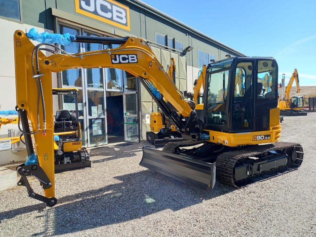 2023 JCB 90Z-2 mini excavator, side profile view 2023 JCB 90Z-2 mini excavator, side profile view