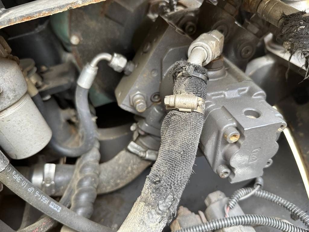 2023 Volvo EC55B mini excavator engine compartment detail 2023 Volvo EC55B mini excavator engine compartment detail