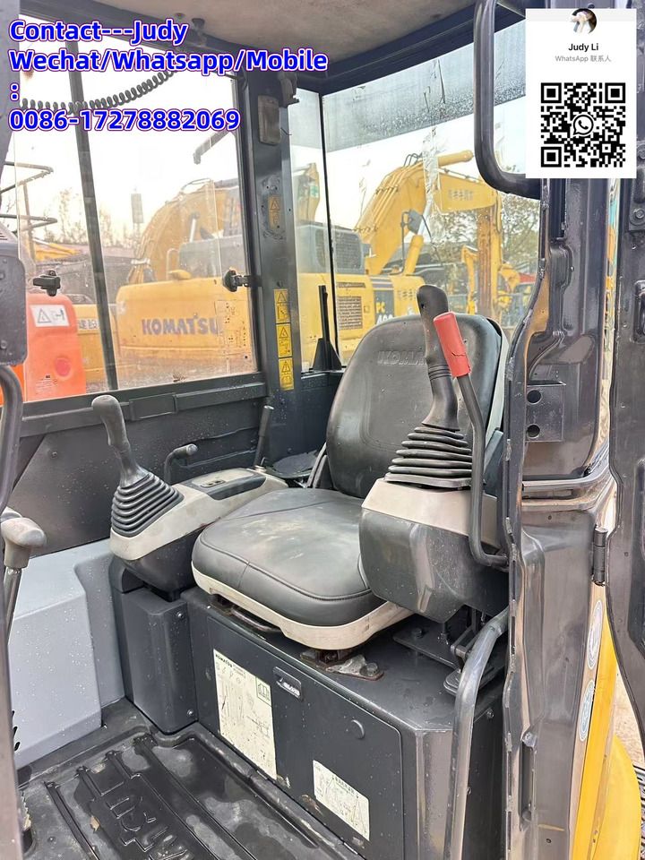 2021 Komatsu PC40MR mini excavator interior view 2021 Komatsu PC40MR mini excavator interior view