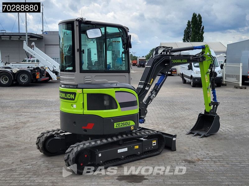 2024 Zoomlion ZE26GU mini excavator rear view