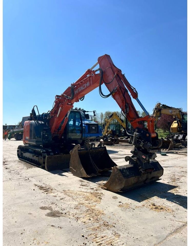 2019 Hitachi ZX135US-6 crawler excavator, side view