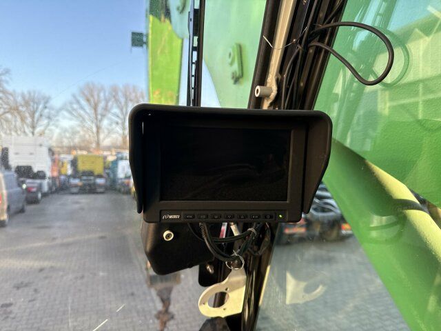 2012 Sennebogen 818 wheel excavator cab interior monitor view 2012 Sennebogen 818 wheel excavator cab interior monitor view