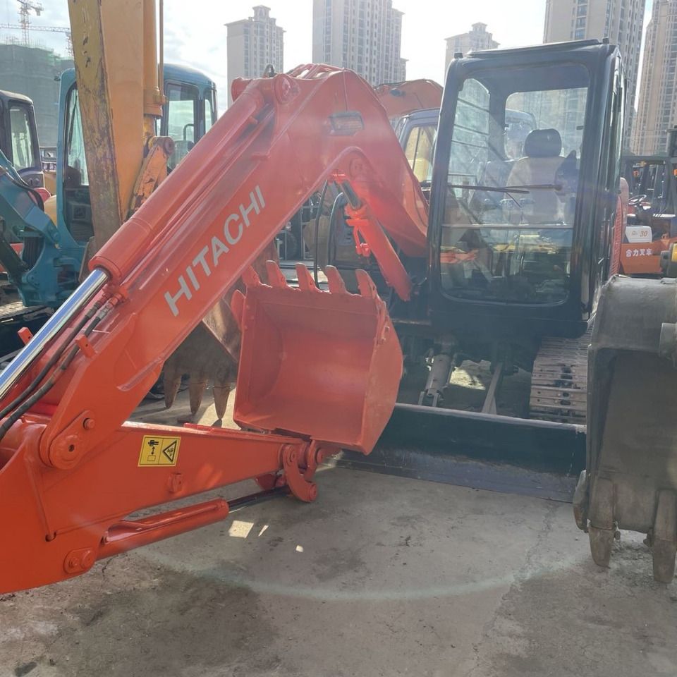Hitachi ZX60 mini excavator, front three-quarter view Hitachi ZX60 mini excavator, front three-quarter view
