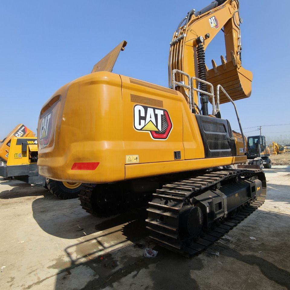 2024 Caterpillar 336GC crawler excavator rear three-quarter view 2024 Caterpillar 336GC crawler excavator rear three-quarter view