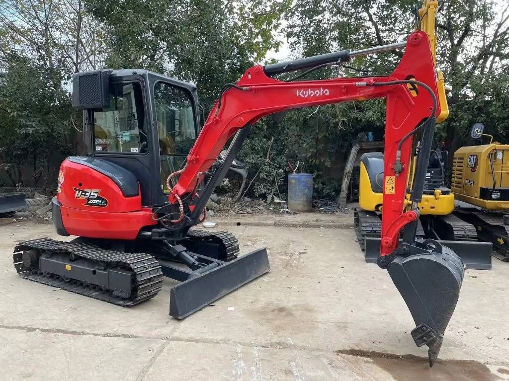 2022 Kubota U35 mini excavator, side view