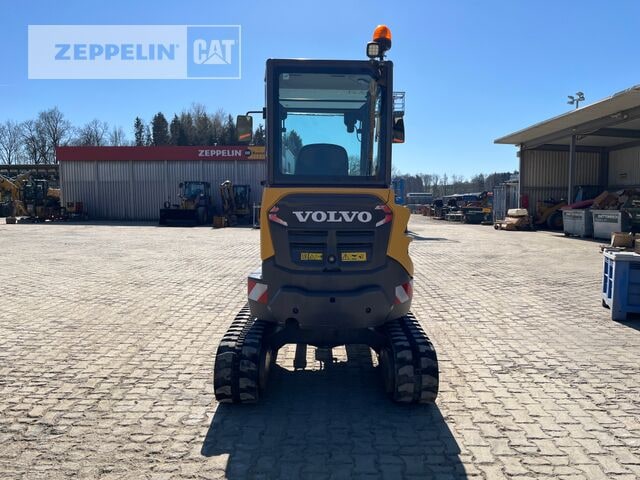 2021 Volvo EC25 mini excavator, rear view 2021 Volvo EC25 mini excavator, rear view