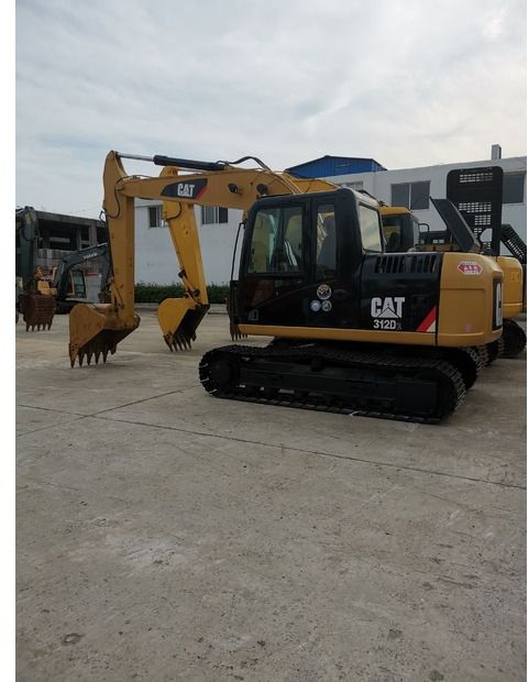 2020 Caterpillar 312D2 crawler excavator, side profile view 2020 Caterpillar 312D2 crawler excavator, side profile view