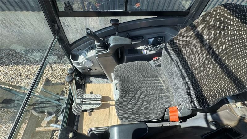 2017 Volvo EC18D mini excavator interior cab view 2017 Volvo EC18D mini excavator interior cab view