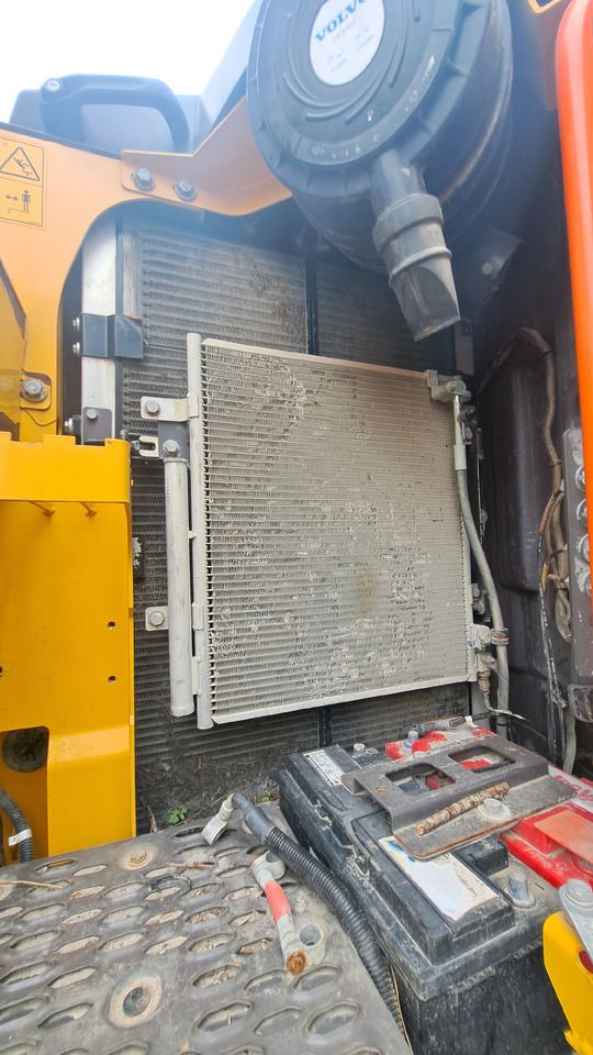 Volvo EWR150E wheel excavator engine compartment detail Volvo EWR150E wheel excavator engine compartment detail