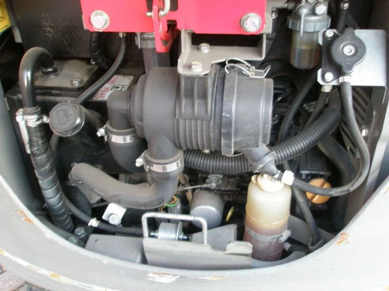 2017 Yanmar SV17 mini excavator engine compartment view 2017 Yanmar SV17 mini excavator engine compartment view