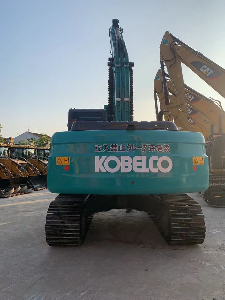 2022 Kobelco SK200 crawler excavator rear view