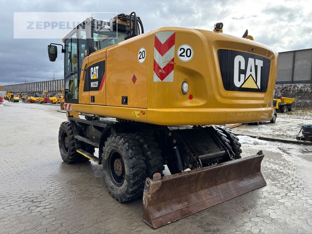 2018 Caterpillar M322F wheel excavator rear three-quarter view 2018 Caterpillar M322F wheel excavator rear three-quarter view