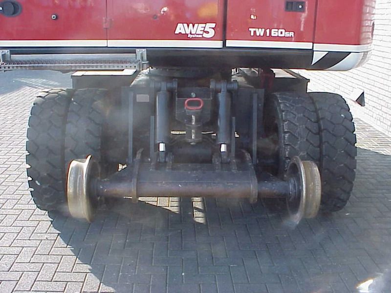 2009 Terex TW160SR wheel excavator rear view