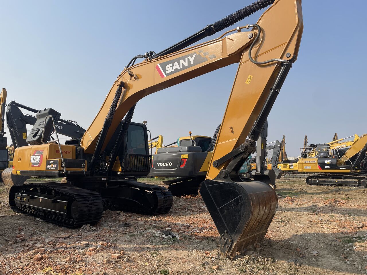 2023 Sany SY235C crawler excavator, side profile view