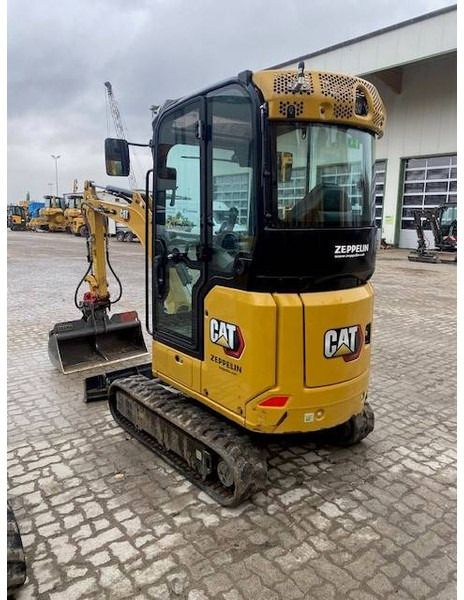 2022 Caterpillar 301.8-05A mini excavator, rear three-quarter view 2022 Caterpillar 301.8-05A mini excavator, rear three-quarter view