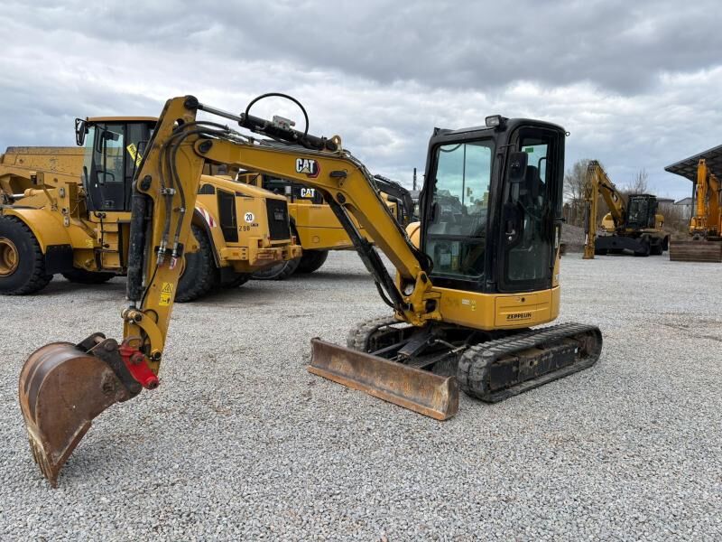 2021 Caterpillar 303.5E mini excavator, side profile view 2021 Caterpillar 303.5E mini excavator, side profile view