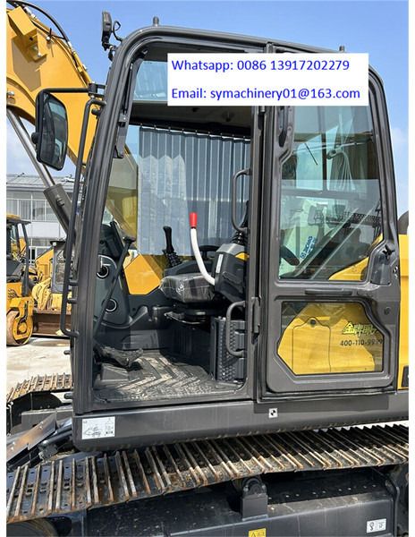 2026 XCMG XE75GA mini excavator cab interior view