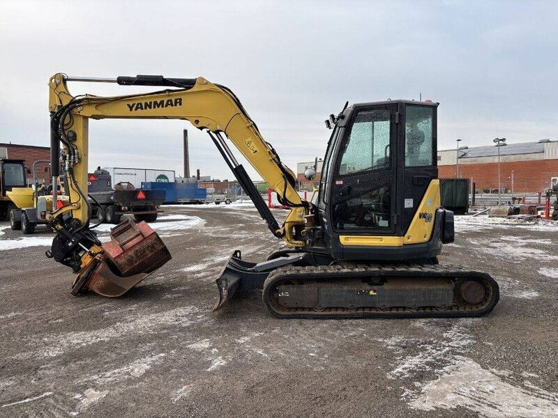 2018 Yanmar VIO80-1 mini excavator, side view 2018 Yanmar VIO80-1 mini excavator, side view