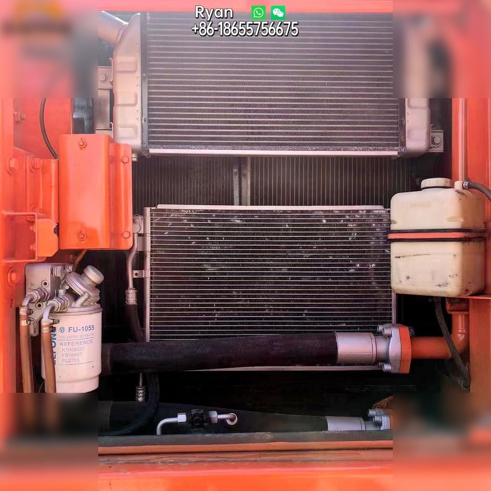 2020 Doosan DX225LC crawler excavator engine compartment view