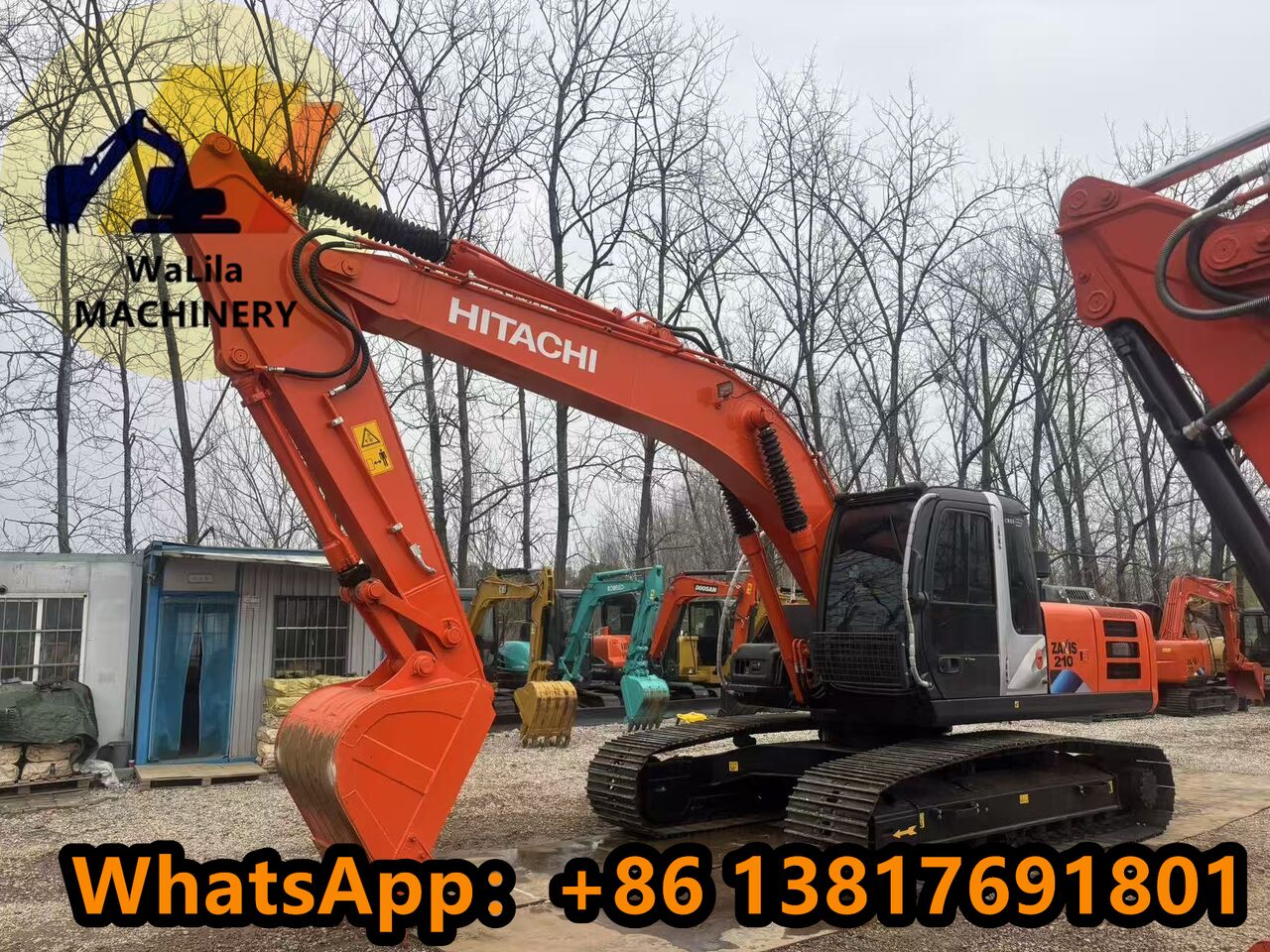2024 Hitachi Zaxis 210 crawler excavator, side profile view 2024 Hitachi Zaxis 210 crawler excavator, side profile view