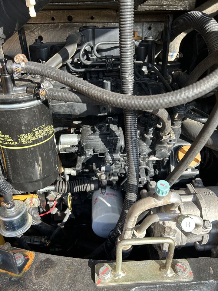 2023 Sany SY35U mini excavator engine compartment view 2023 Sany SY35U mini excavator engine compartment view