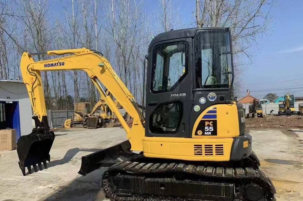 2025 Komatsu PC55 MR mini excavator, side view 2025 Komatsu PC55 MR mini excavator, side view